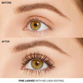 Too Faced Naturally Better Than Sex Mascara back view with ingredients