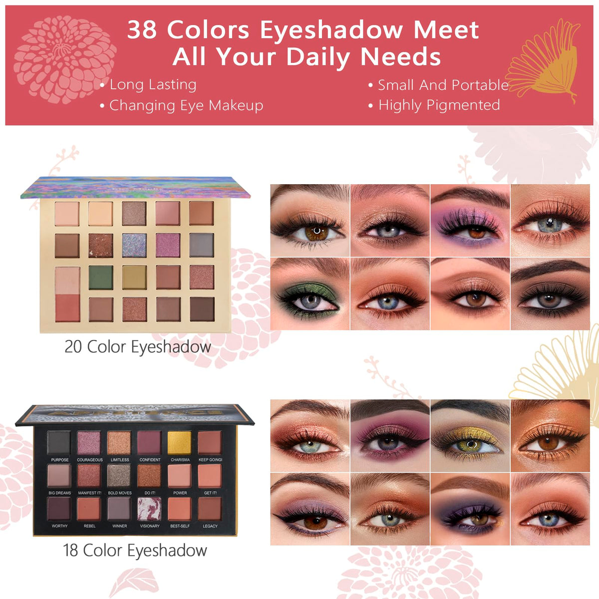 TooAemiS All in One Makeup Set with makeup brush and foundation