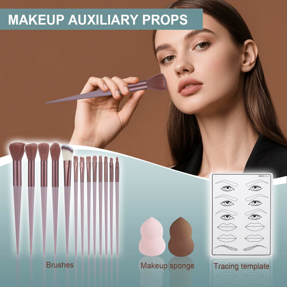 TooAemiS Makeup Kit with brow pencil and eyeliner