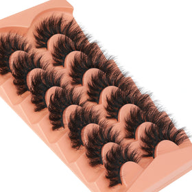 TOOCHUNAG Fluff Eyelashes 8D Faux Mink different styles