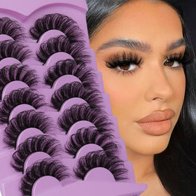 TOOCHUNAG Fluff Lashes in a beauty setup with makeup tools