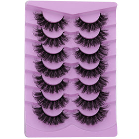 TOOCHUNAG Fluff Lashes showing multilayered clusters