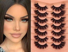 TOOCHUNAG Fluff Mink Lashes 7 pairs packaging