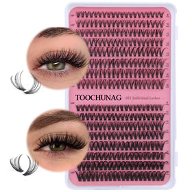 TOOCHUNAG Lash Clusters 320pcs front view with packaging