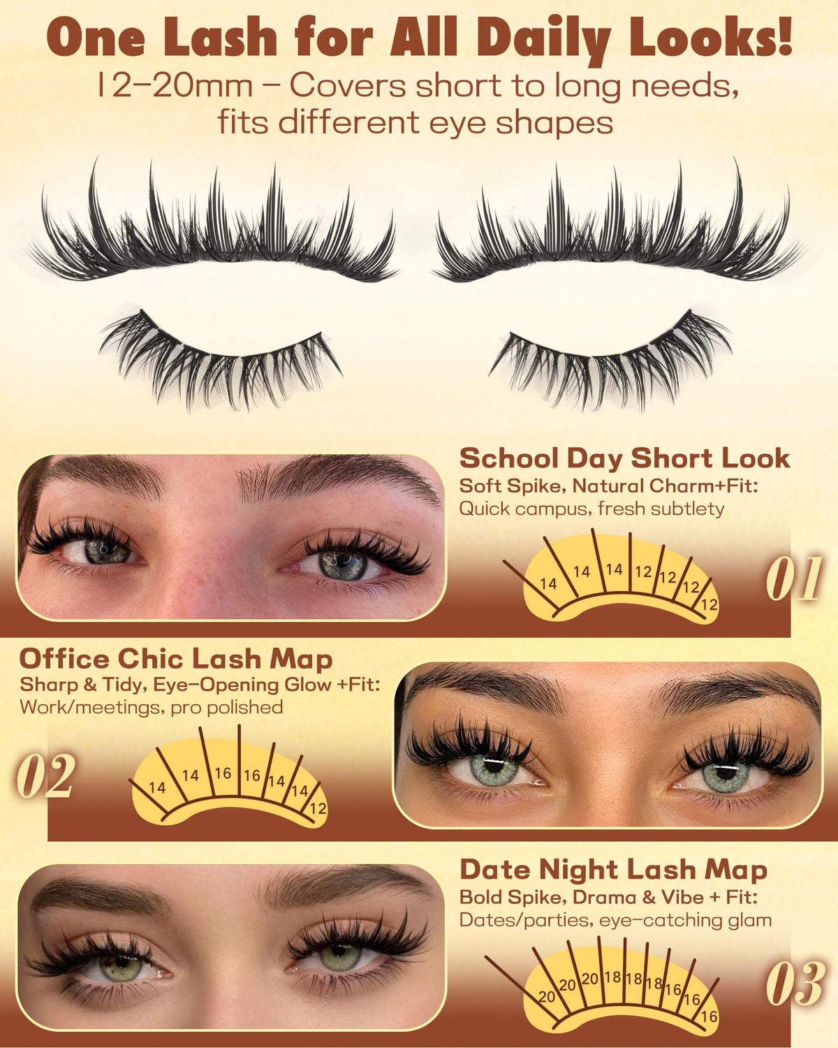 TOOCHUNAG Manga Eyelash Clusters Kit packaging