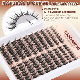 TOOCHUNAG Manga Lash Clusters showing different lash lengths