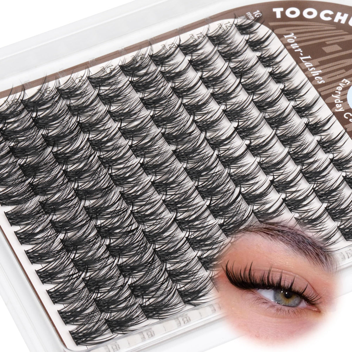 TOOCHUNAG Spiky Lash Clusters packaging details