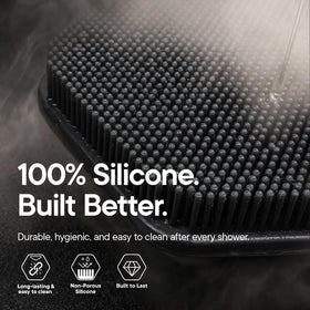 TOOLETRIES Silicone Back Scrubber close-up of silicone bristles