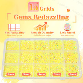 Tools included in AnoleAir rhinestones kit: tweezer and pickup pencil