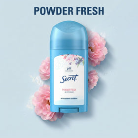 Top view of Secret Antiperspirant Deodorant sticks