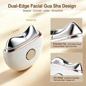 Topealk Gua Sha Tool demonstrating microcurrent feature