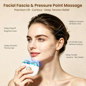 Topealk Gua Sha Tool showing cooling feature in action