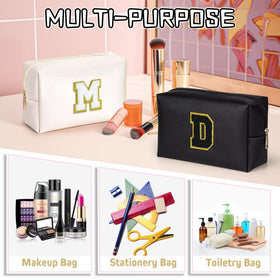 TOPEAST Cosmetic Travel Bag on a bathroom counter