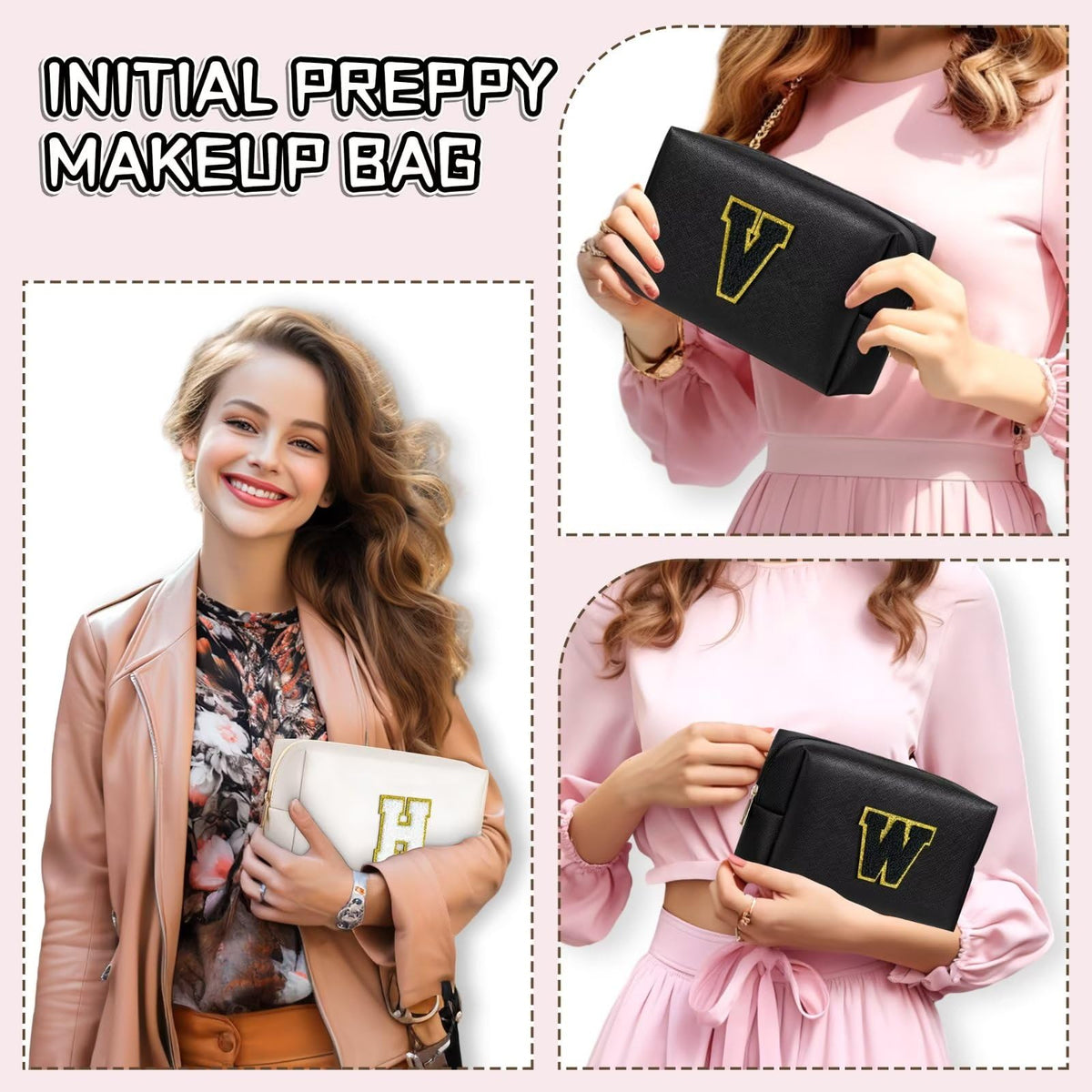 TOPEAST Cosmetic Travel Bag with toiletries inside