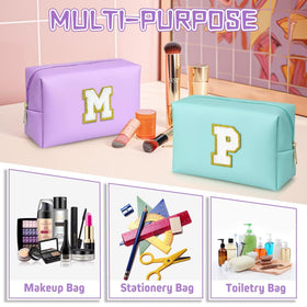 TOPEAST makeup bag in a travel setting with toiletries