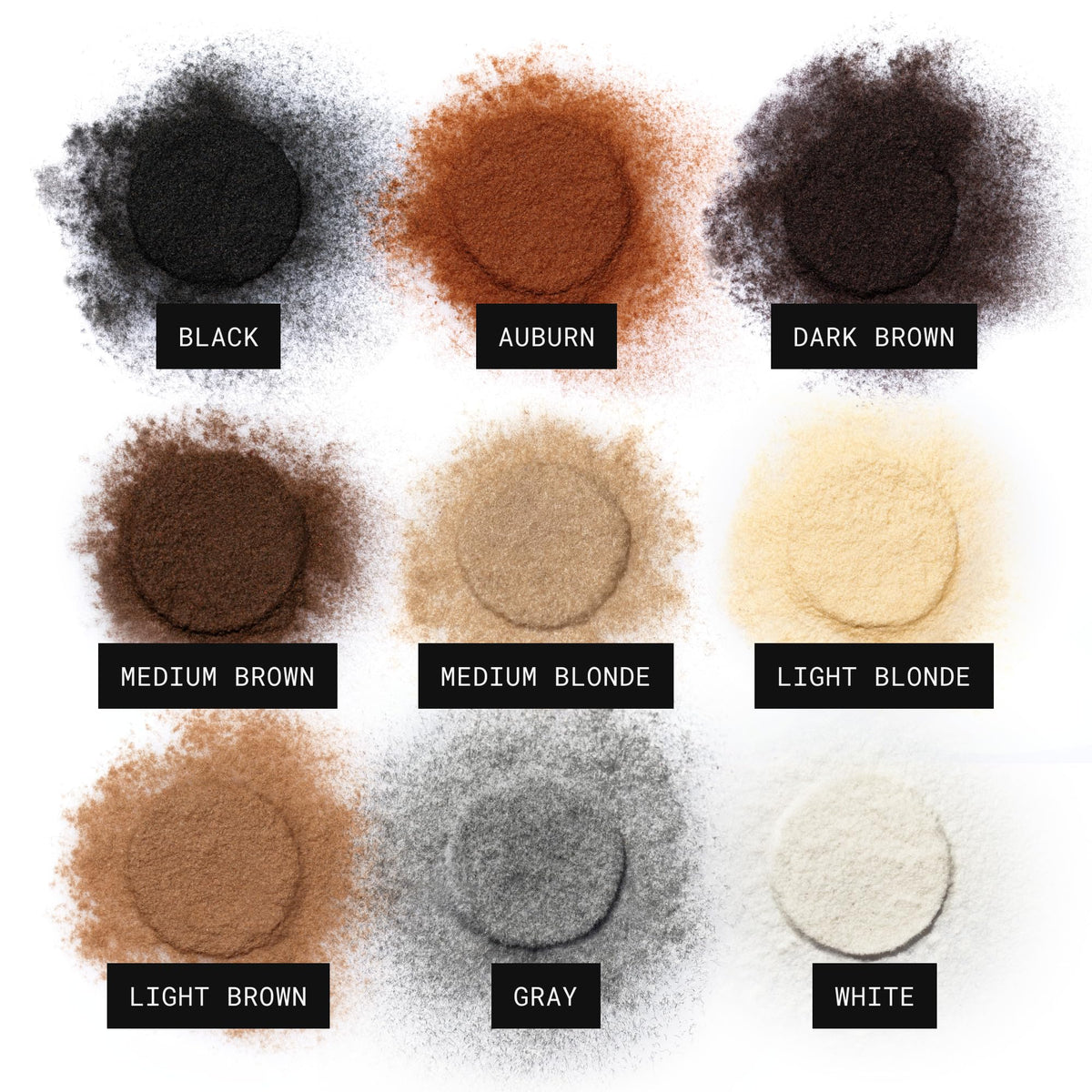 TOPPIK Hair Building Fibers Black 27.5g with model