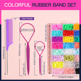 Topsy tail hair styling tools included in YGDZ set