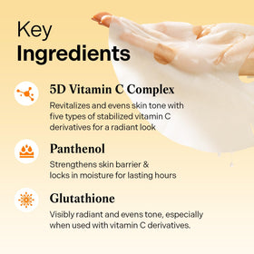 Torriden CELLMAZING Vita C Facial Mask ingredients list