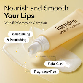 Torriden Ceramide Lip Essence tube showing gel texture