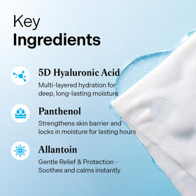 Torriden DIVE IN Hyaluronic Acid Facial Mask ingredients list