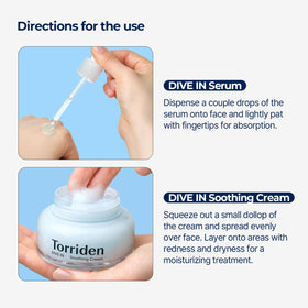 Torriden DIVE IN Serum and Soothing Cream lifestyle scene