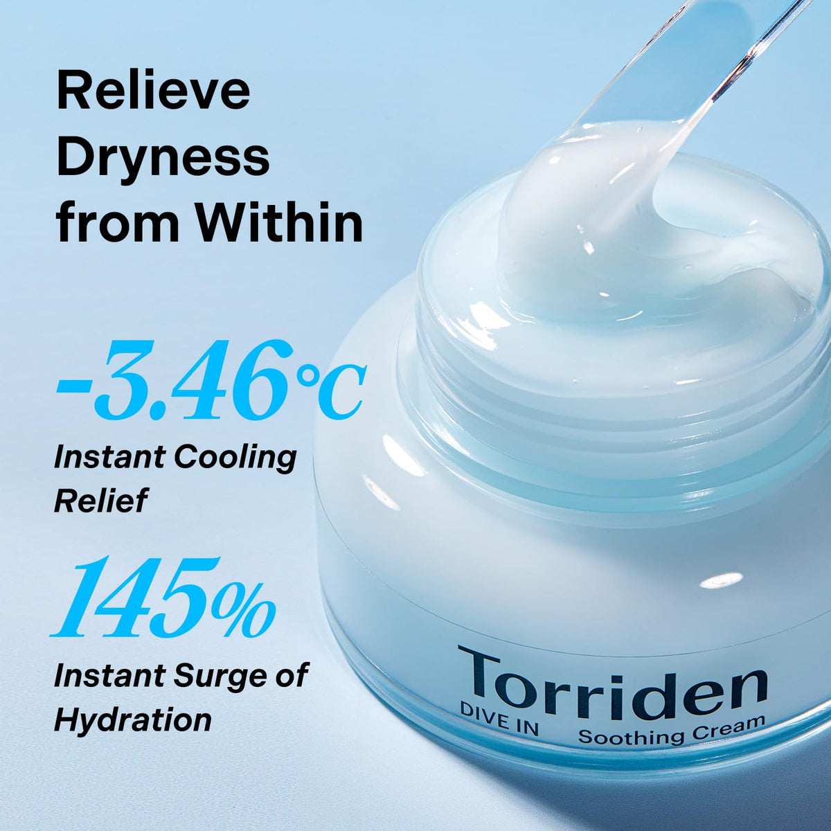 Torriden Soothing Cream texture close-up