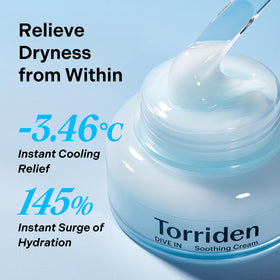 Torriden Soothing Cream texture close-up