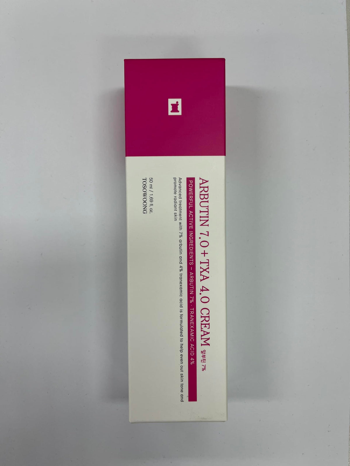TOSOWOONG Arbutin 7% cream texture close-up