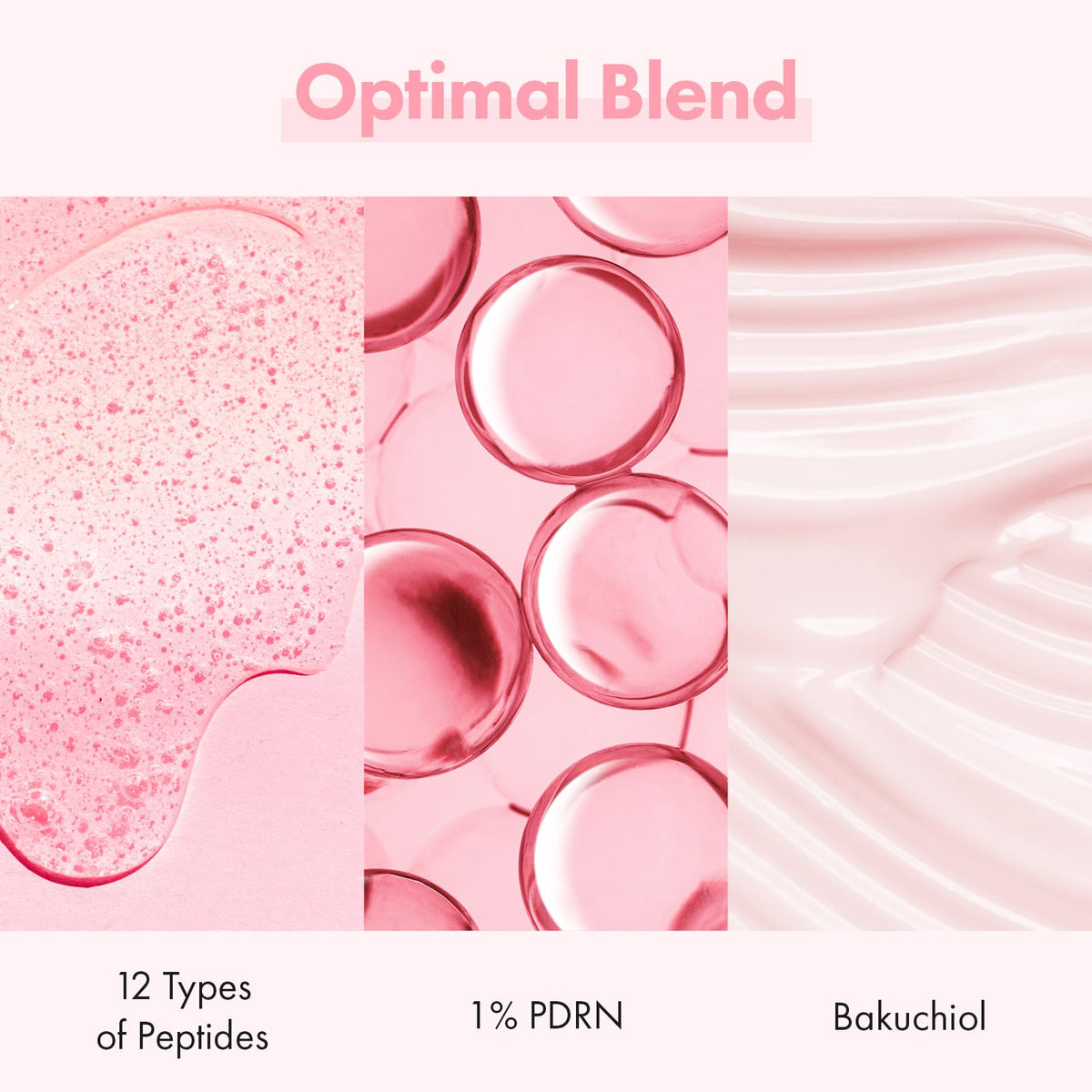 TOSOWOONG Pink Peptide 12 PDRN Serum texture close-up