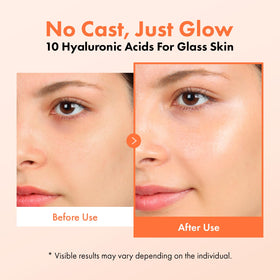 TOSOWOONG Rice Glow Sunscreen SPF50+ application on skin