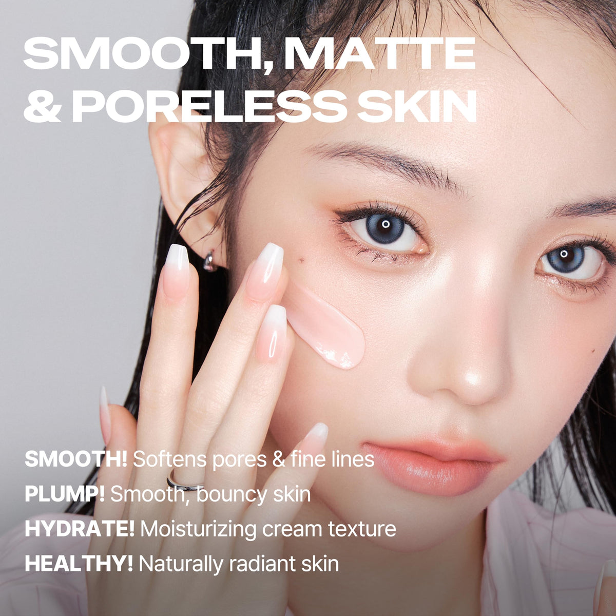 TOUCH IN SOL No Poreblem Primer 2.0 application on skin