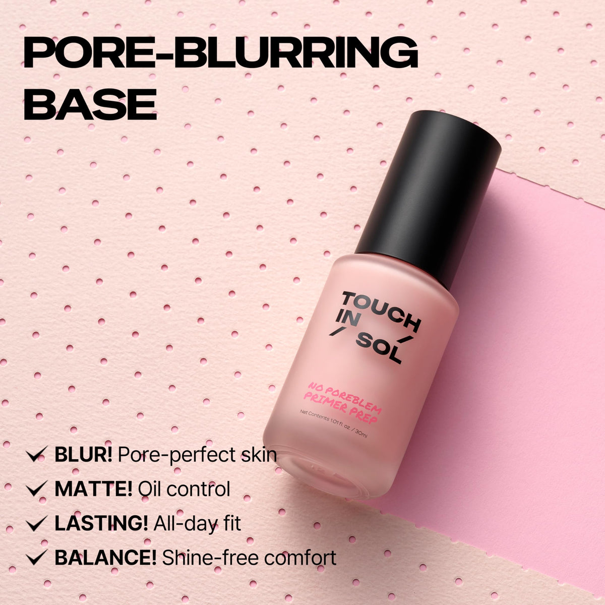 TOUCH IN SOL No Poreblem Primer 2.0 texture on hand
