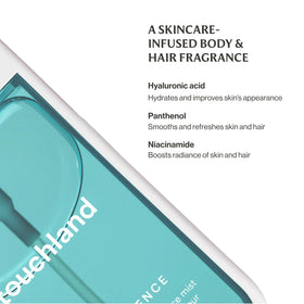Touchland Body & Hair Fragrance Mist Sparkling Bergamot on a vanity