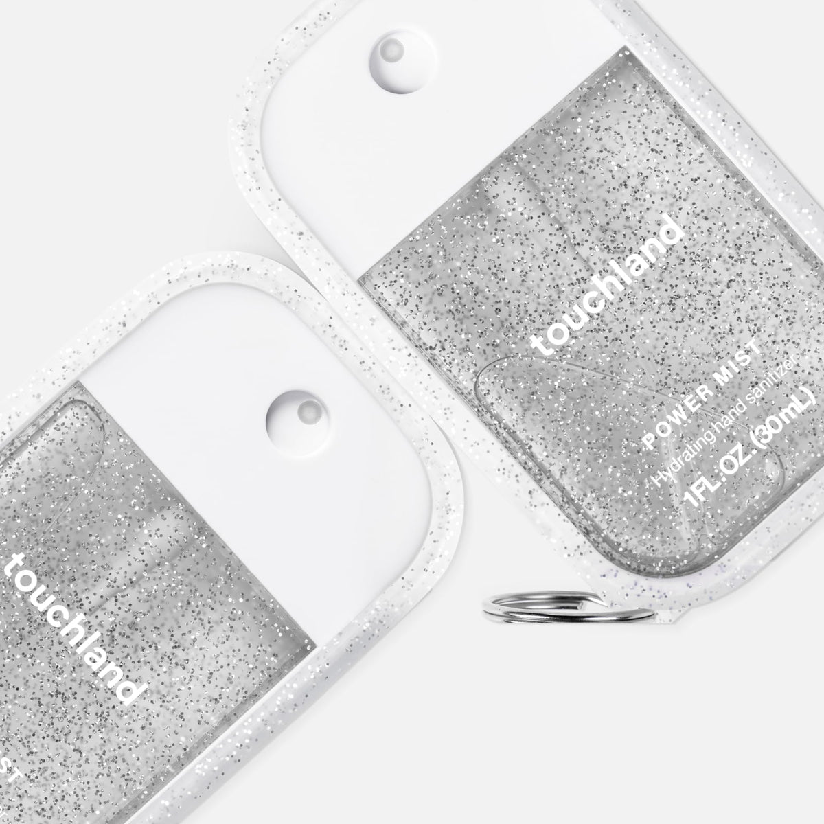 Touchland Frosted Sparkle Hand Mist Case side view