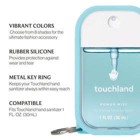 Touchland Frosty Blue Hand Mist Case packaging