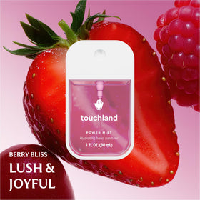 Touchland Fruity Crush Hand Sanitizer and Body Mist set packaging