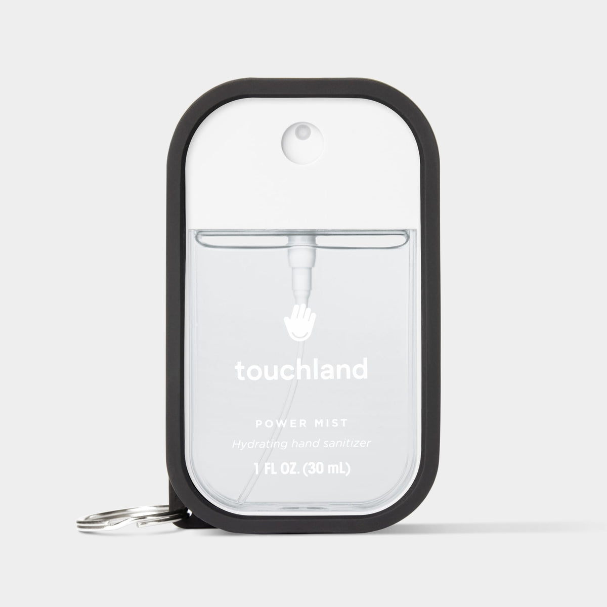 Touchland Hand Mist Case in lifestyle setting on a table