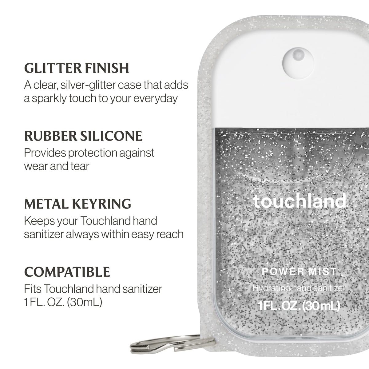 Touchland Hand Mist Case lifestyle scene with handbag