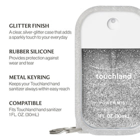 Touchland Hand Mist Case lifestyle scene with handbag