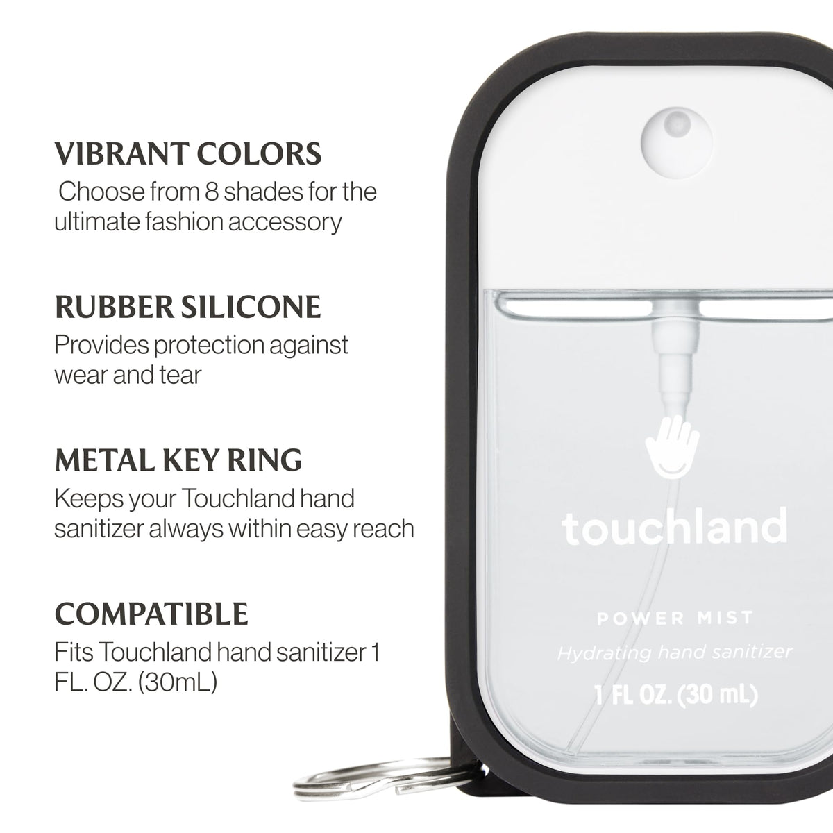 Touchland Hand Mist Case with various colour options