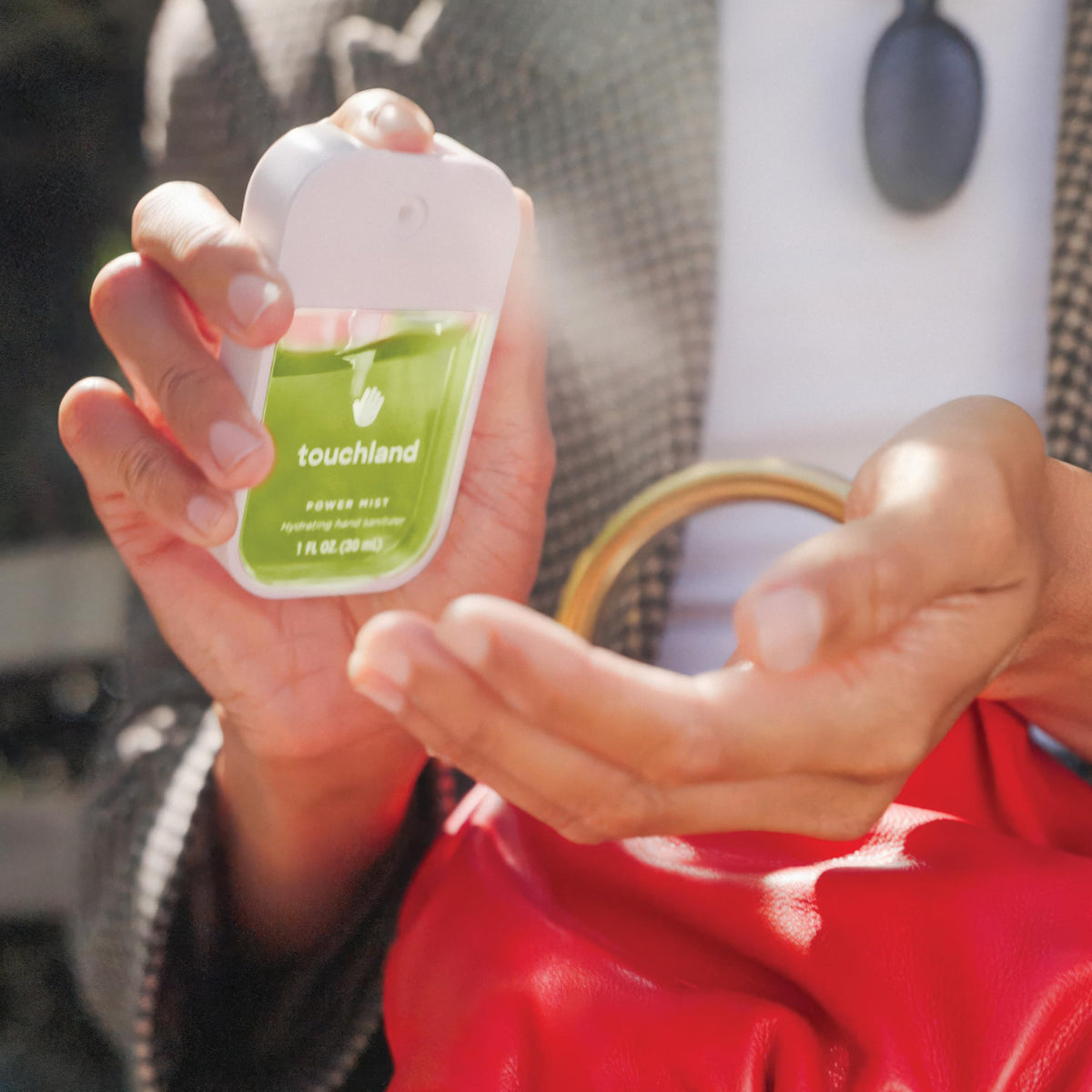 Touchland hand sanitizer packaging design