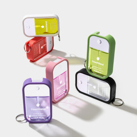 Touchland Icy White Hand Mist Case in lifestyle setting