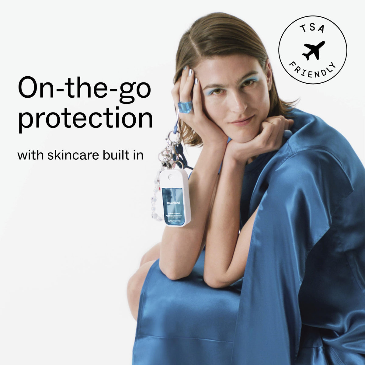 Touchland Pure Lavender hand sanitizer spray bottle