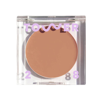Tower 28 Sculptino Cream Contour front view in Fair Light Neutral