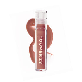 Tower 28 ShineOn Lip Gloss Jelly in Cashew front view