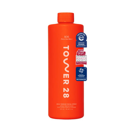 Tower 28 SOS Daily Rescue Soothing Spray 16 oz front view