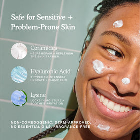 Tower 28 SOS Recovery Hydrating Face Cream texture close-up