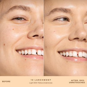 Tower 28 SunnyDays SPF 30 Tinted Sunscreen Foundation Shade 10 texture close-up