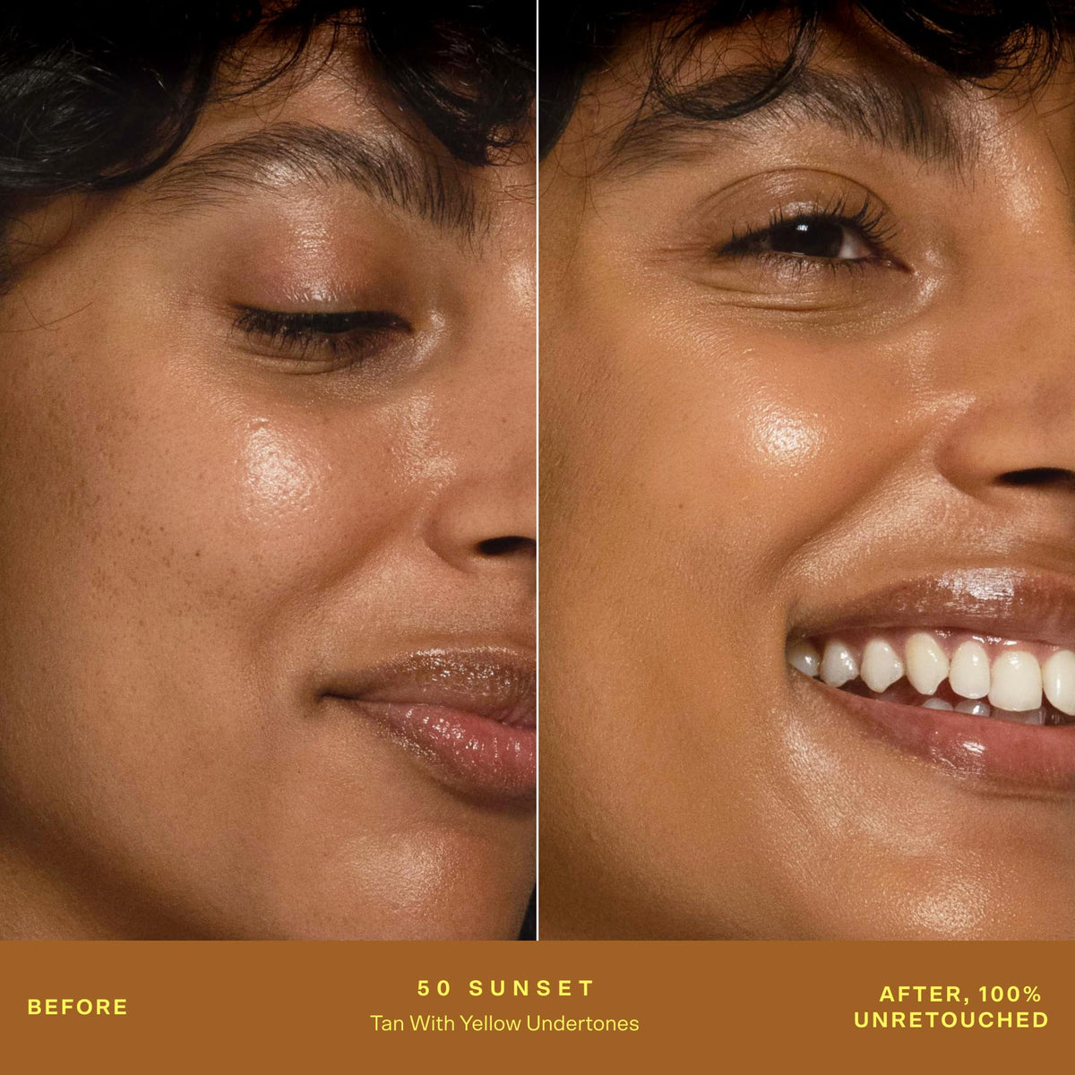 Tower 28 SunnyDays SPF 30 Tinted Sunscreen Foundation shade 50 swatch