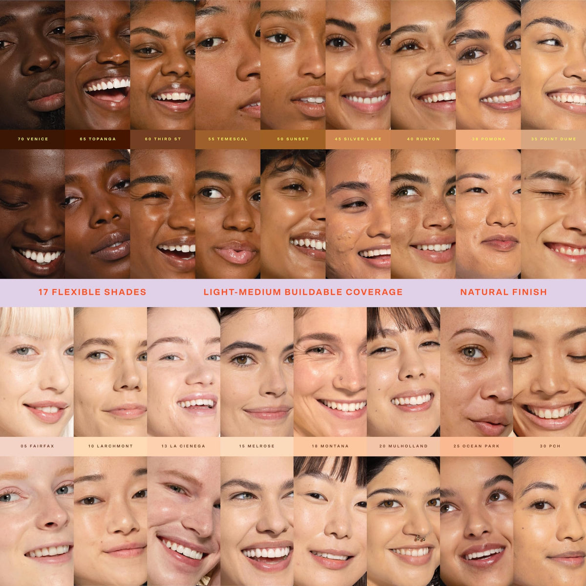 Tower 28 SunnyDays SPF 30 Tinted Sunscreen Foundation with makeup brush